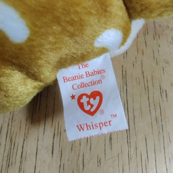 ✓TY Beanie Baby Whisper The Fawn - Picture 10 of 13